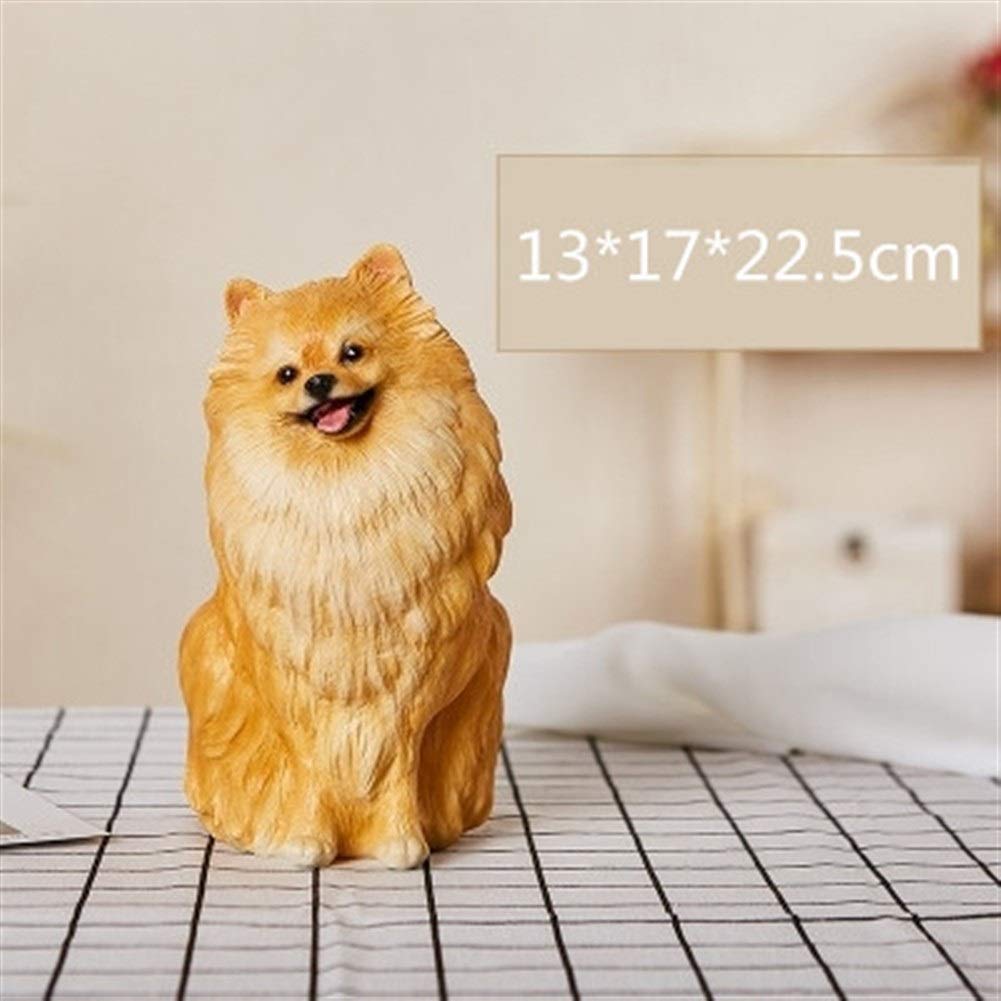 Amazon.co.jp: ポメラニアン像シミュレーション動物かわいい子犬